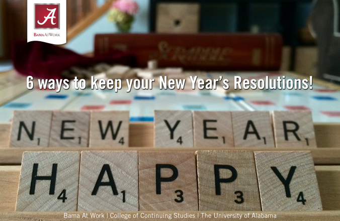 6 ways to keep your new year's resolution